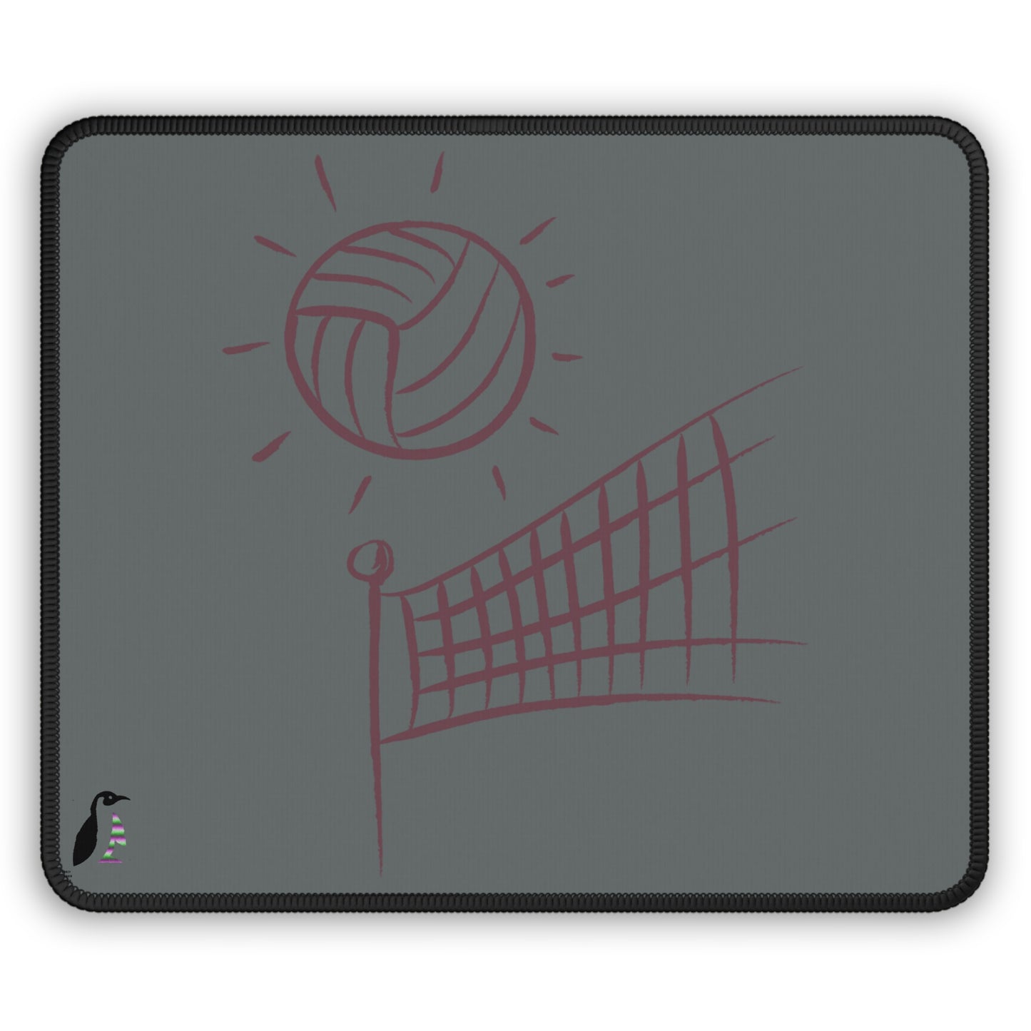 Gaming Mouse Pad: Volleyball Dark Grey