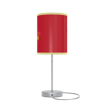 Lamp on a Stand, US|CA plug: Tennis Dark Red