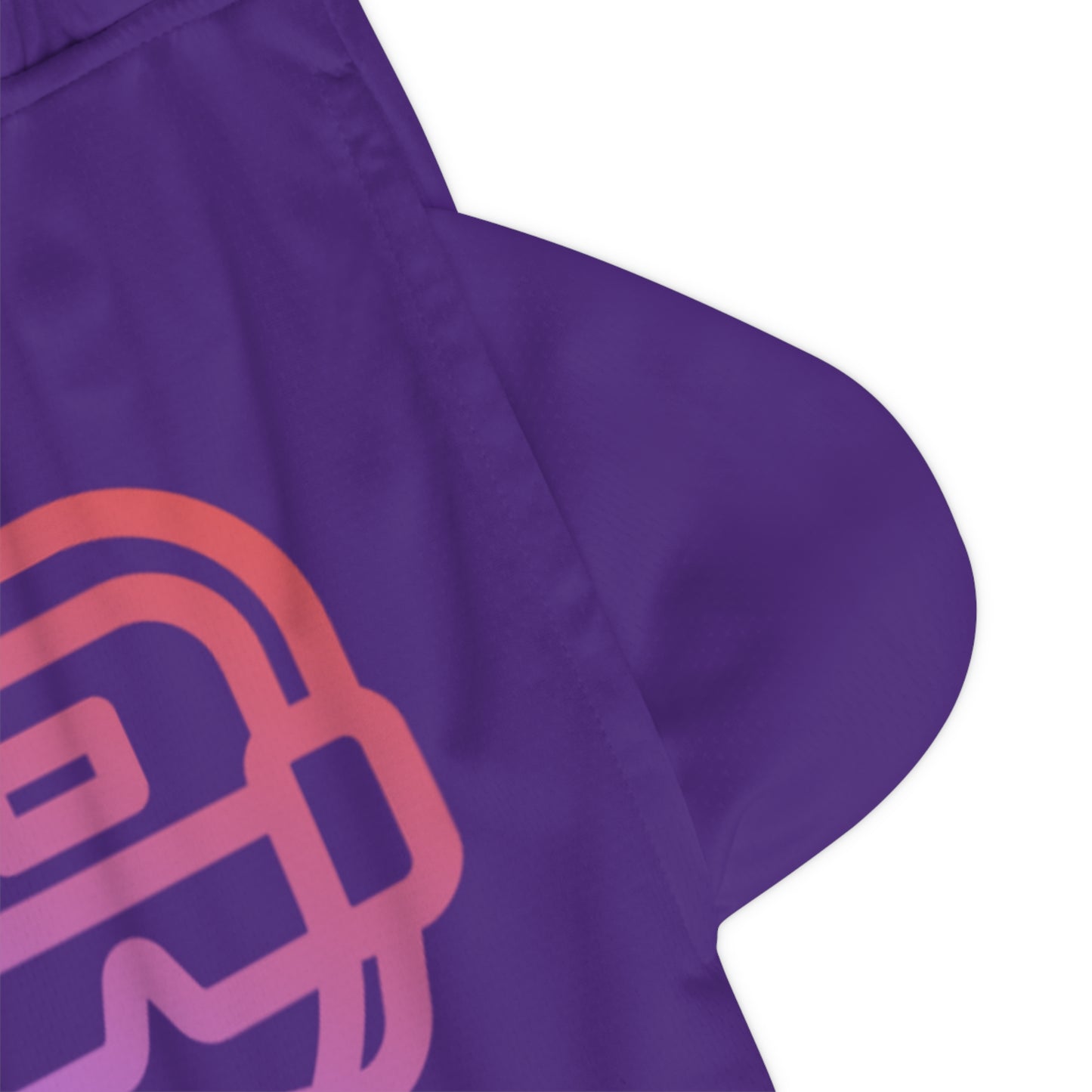 Basketball Rib Shorts: Gaming Purple