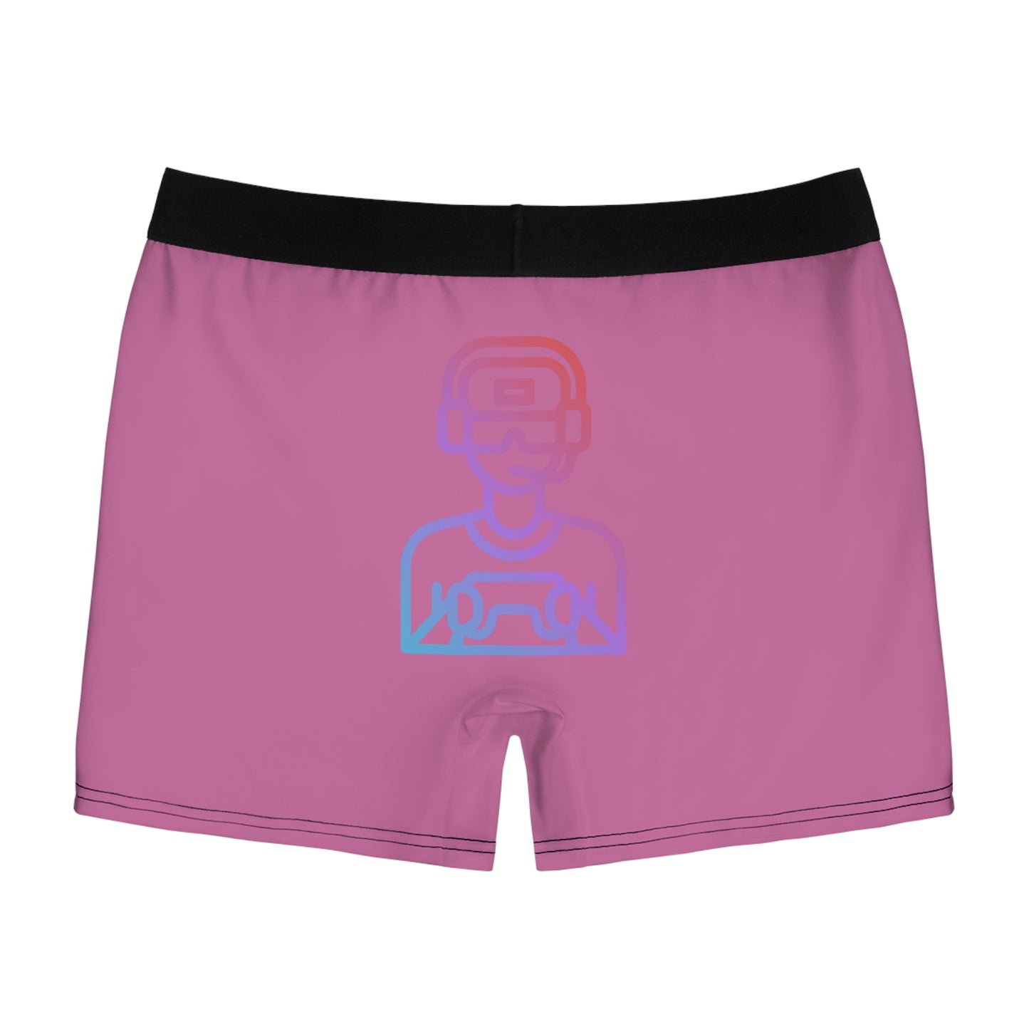 Men's Boxer Briefs: Gaming Lite Pink