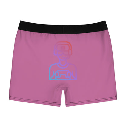 Men's Boxer Briefs: Gaming Lite Pink