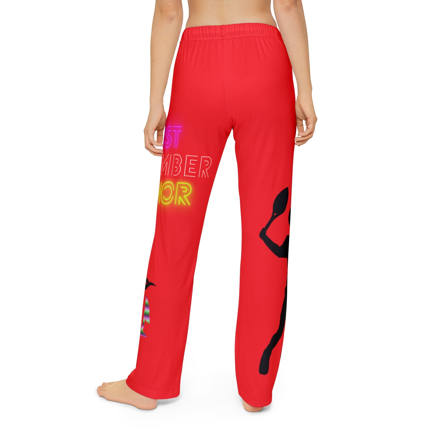 Kids Pajama Pants: Tennis Red