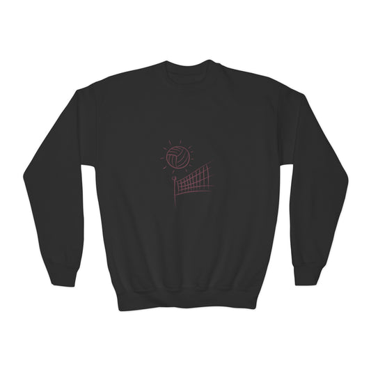 Youth Crewneck Sweatshirt: Volleyball 