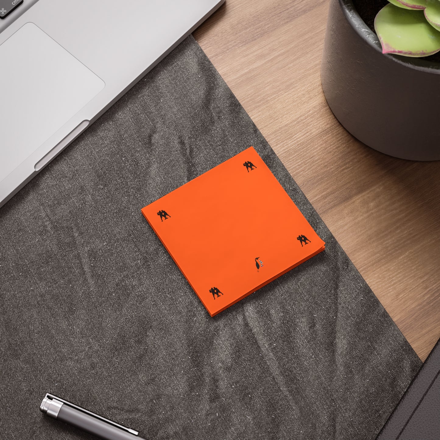 Post-it® Note Pads: Basketball Orange