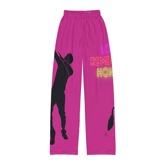 Kids Pajama Pants: Dance Pink