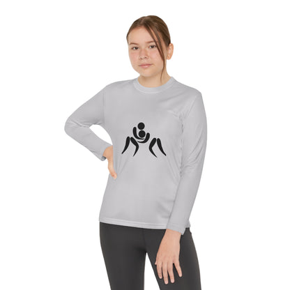 Youth Long Sleeve Competitor Tee: Wrestling 