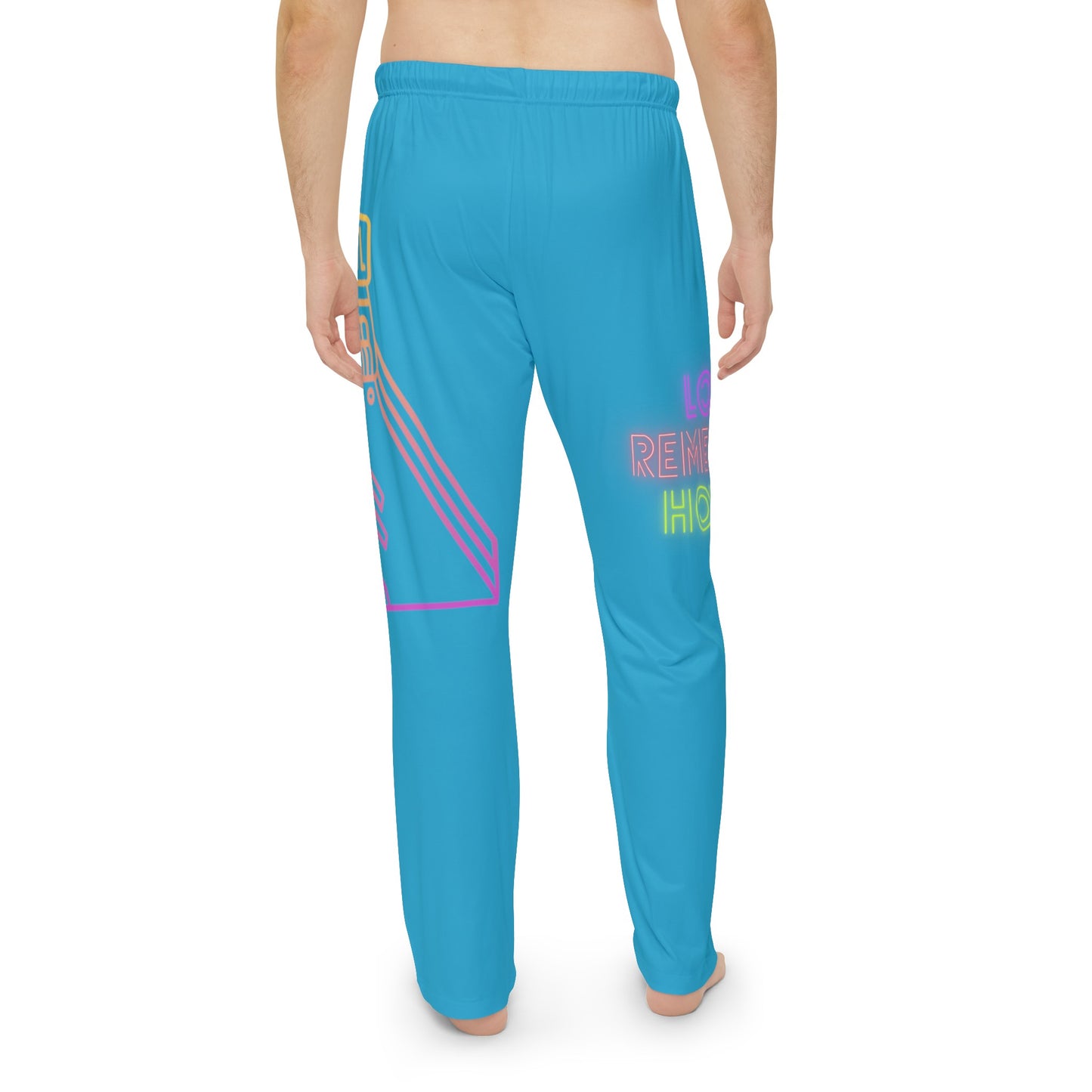 Men's Pajama Pants: Bowling Turquoise