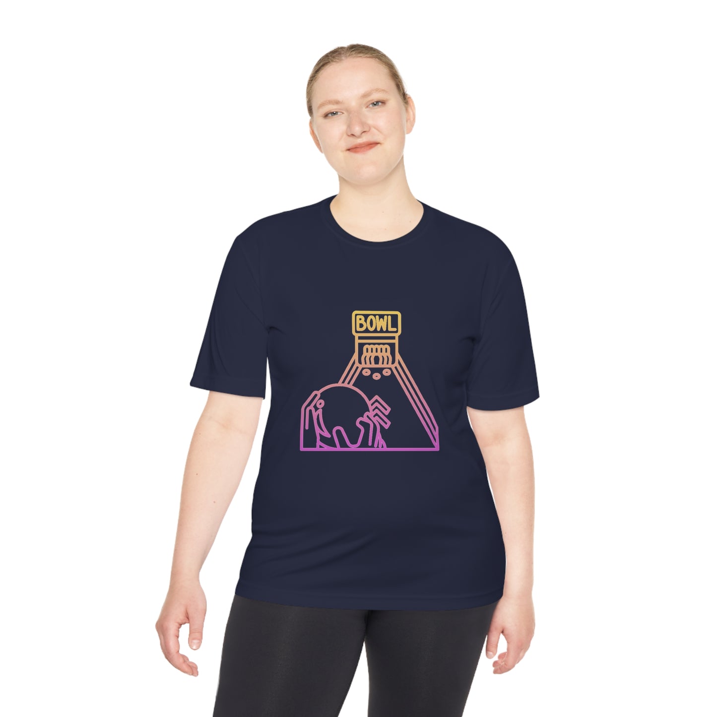 Moisture Wicking Tee: Bowling #3