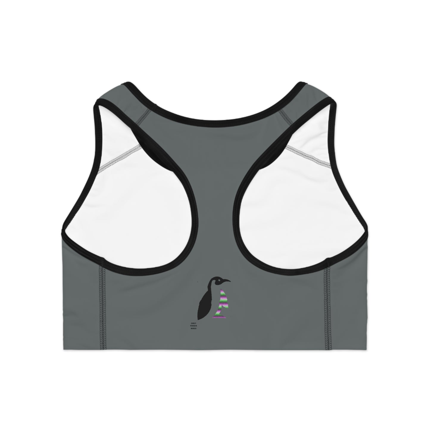 Sports Bra: Lost Remember Honor Dark Grey