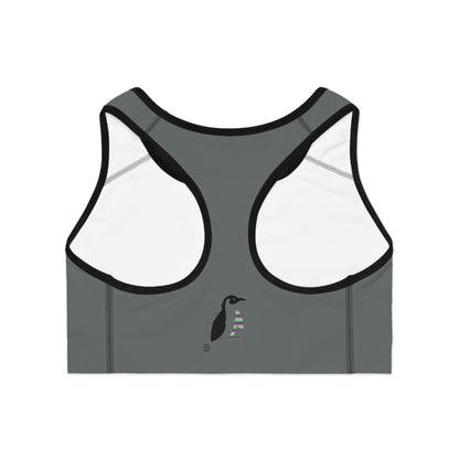 Sports Bra: Lost Remember Honor Dark Grey