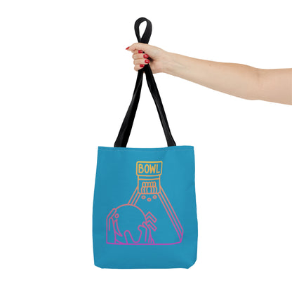 Tote Bag: Bowling Turquoise