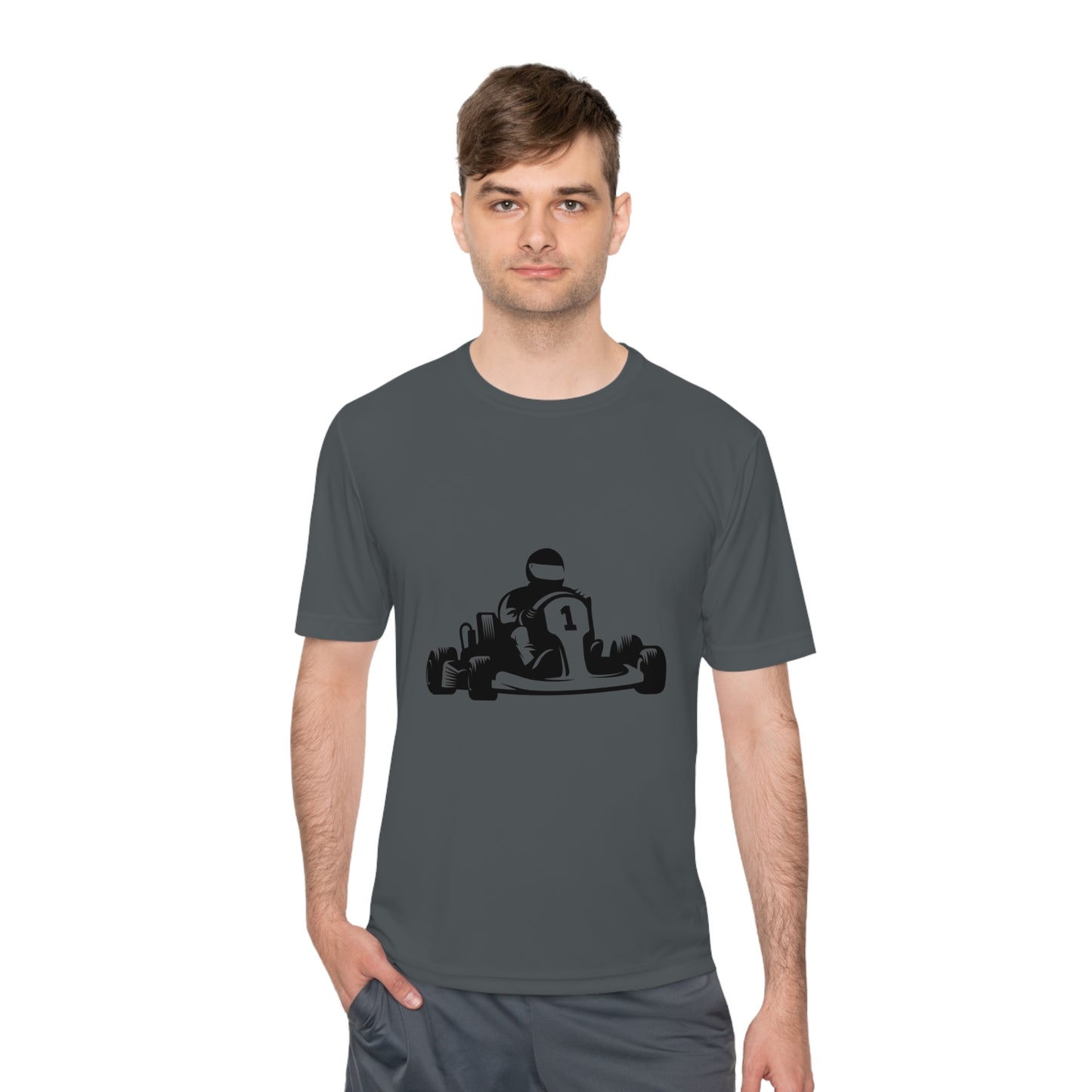 Moisture Wicking Tee: Racing #1