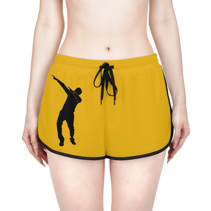 Women's Relaxed Shorts: Dance Yellow