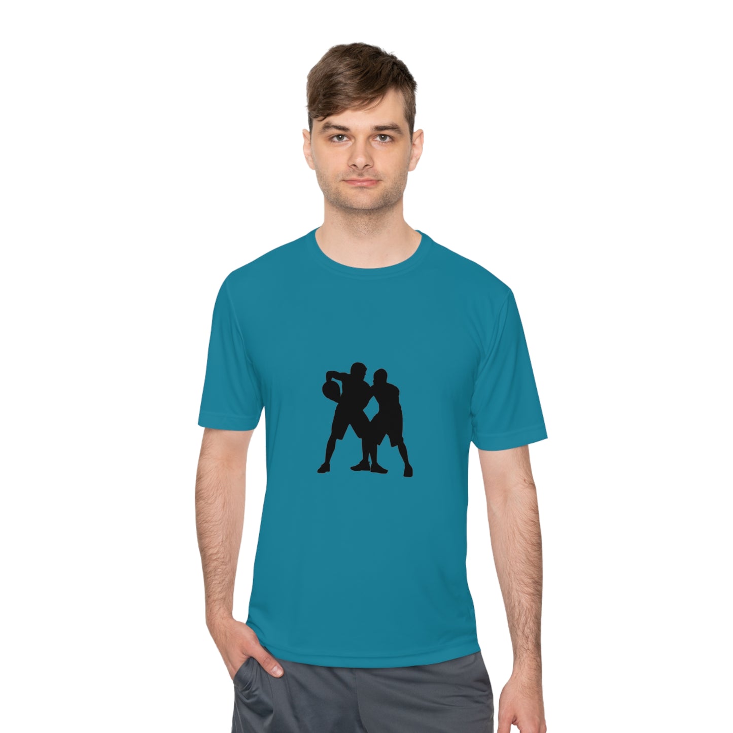 Moisture Wicking Tee: Basketball #2