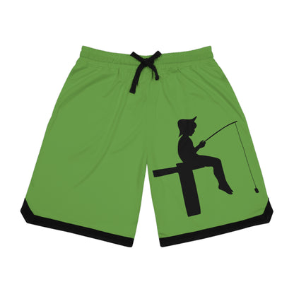 Basketball Rib Shorts: Fishing Green