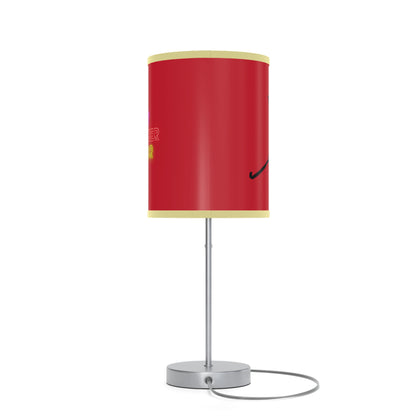 Lamp on a Stand, US|CA plug: Hockey Dark Red 