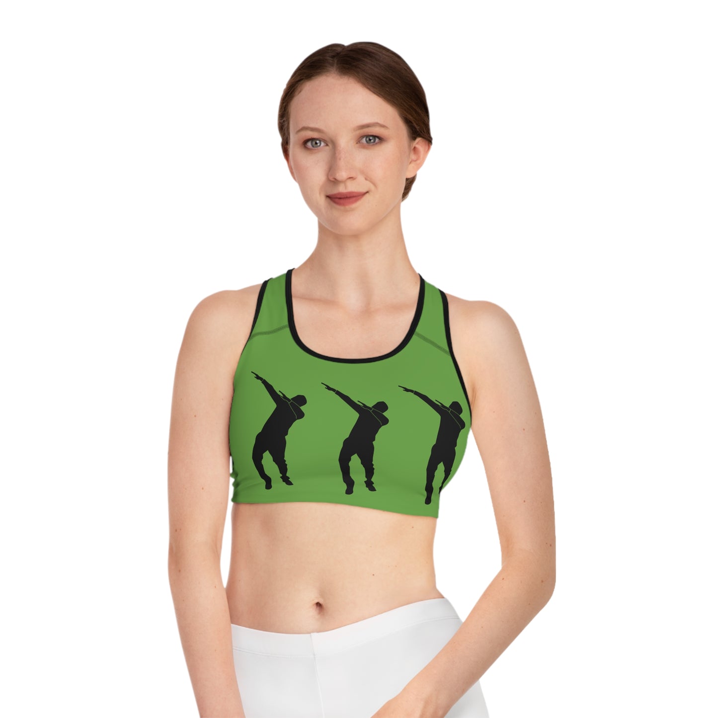 Sports Bra: Dance Green