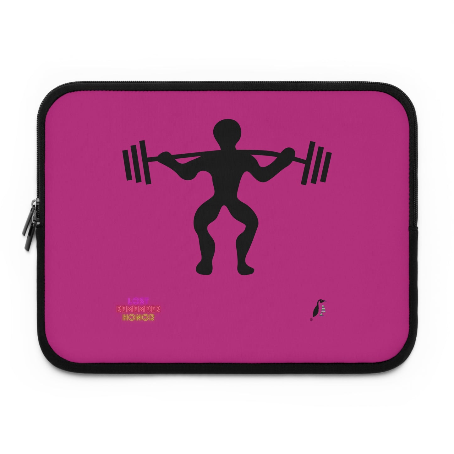 Laptop Sleeve: Weightlifting Pink