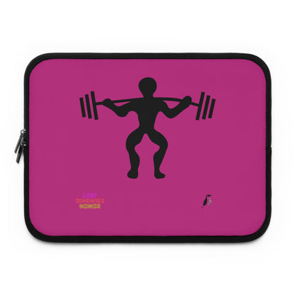 Laptop Sleeve: Weightlifting Pink