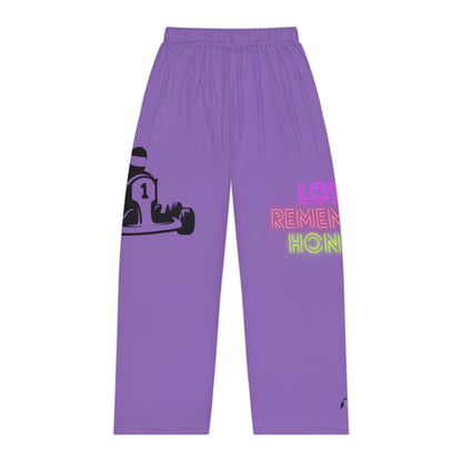 Pambabaeng Pajama Pants: Racing Lite Purple