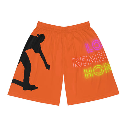 Basketball Shorts: Skateboarding Orange