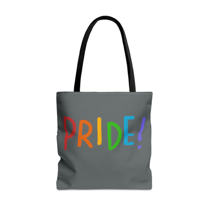 Tote Bag: LGBTQ Pride Dark Grey