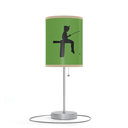 Lamp on a Stand, US|CA plug: Fishing Green