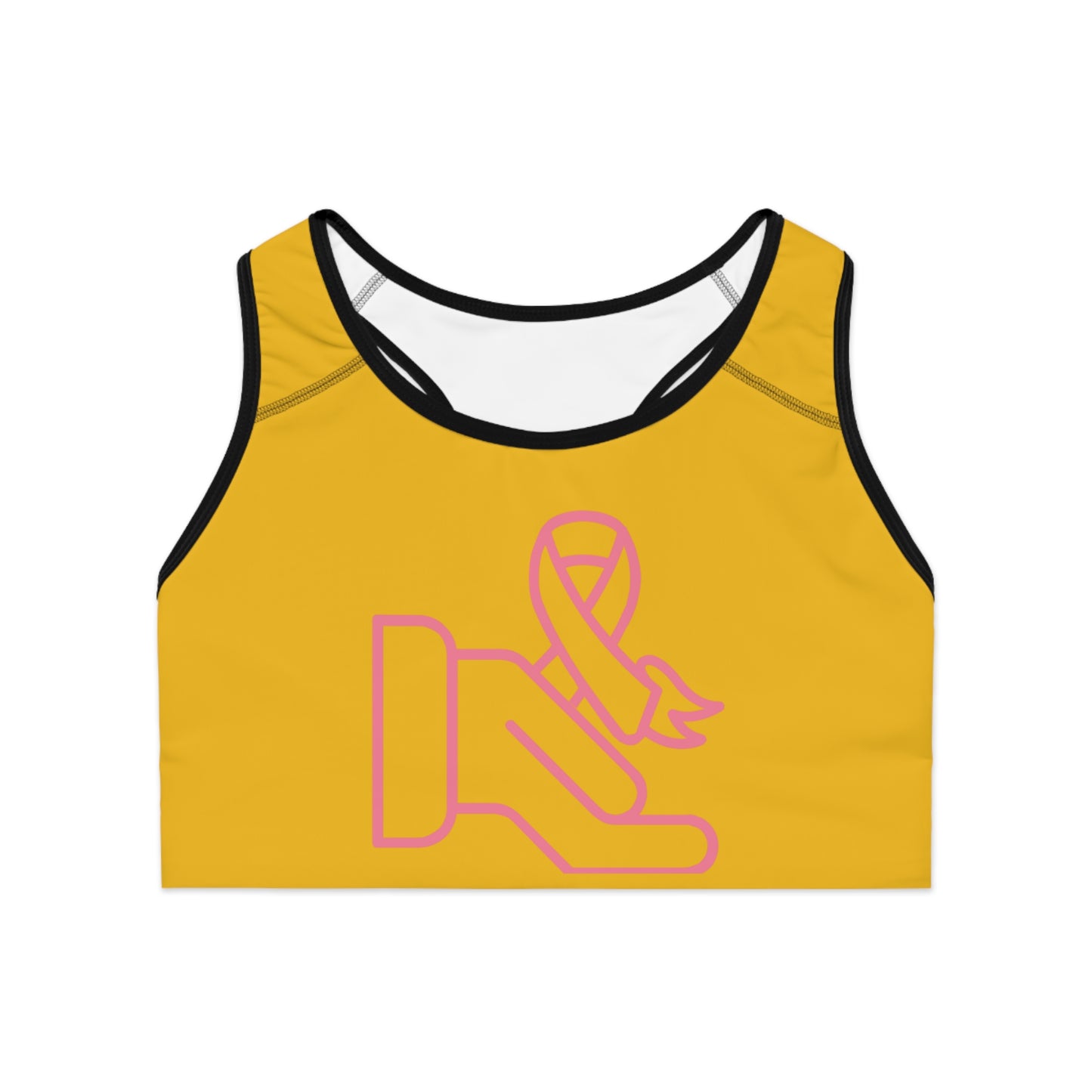 Sports Bra: Fight Cancer Yellow