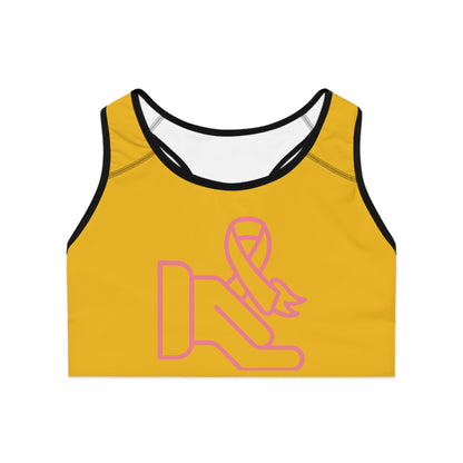 Sports Bra: Fight Cancer Yellow