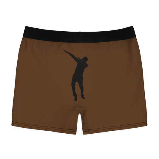 Men's Boxer Briefs: Dance Brown