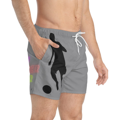 Swim Trunks: Soccer Grey