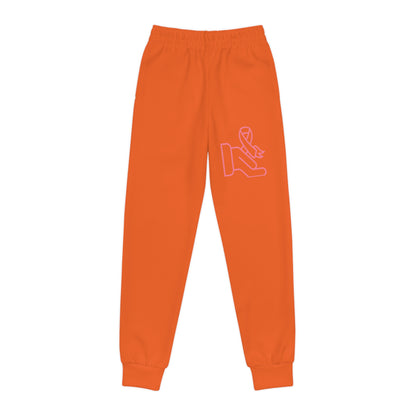 Youth Joggers: Fight Cancer Orange