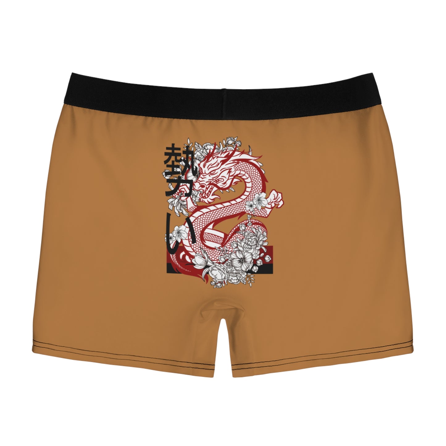 Men's Boxer Briefs: Dragons Lite Brown