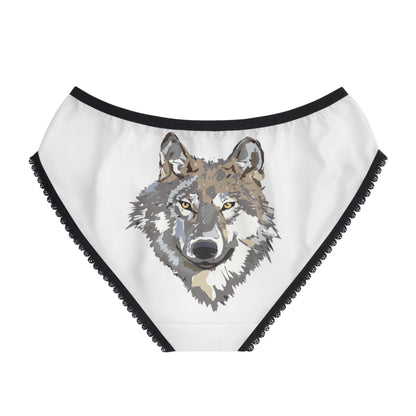 Women's Briefs: Wolves White