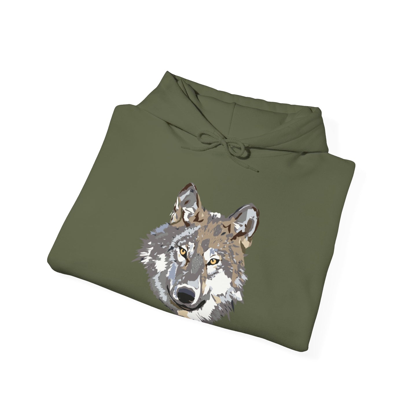 Heavy Blend™ Hooded Sweatshirt: Wolves #1