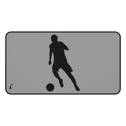 Desk Mat: Soccer Grey