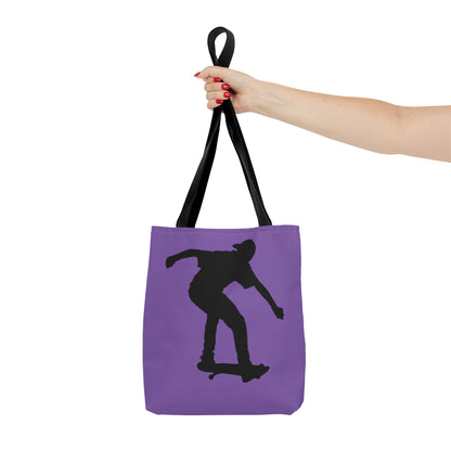 Tote Bag: Skateboarding Lite Purple