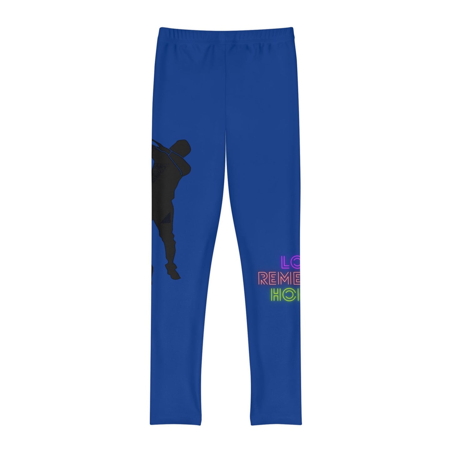 Youth Full-Length Leggings: Dance Dark Blue