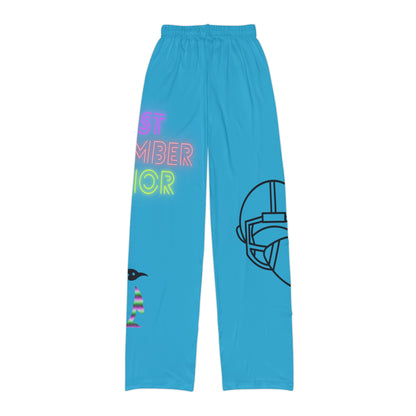 Pajama na pantalon ng mga bata: Football Turquoise 