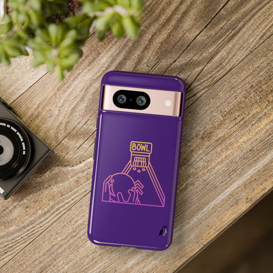 Tough Cases (for Samsung & Google): Bowling Purple