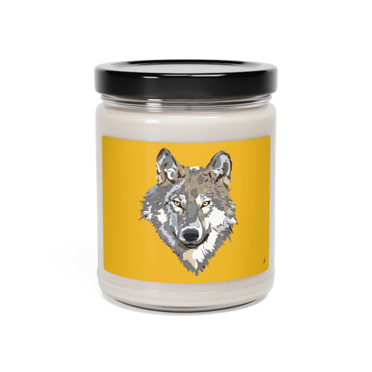 Scented Soy Candle, 9oz: Wolves Yellow