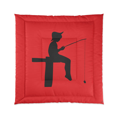 Comforter: Fishing Red