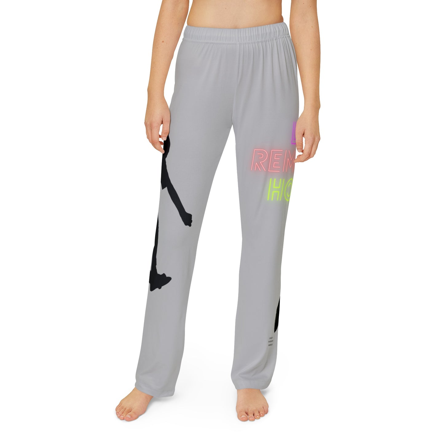 Kids Pajama Pants: Skateboarding Lite Grey