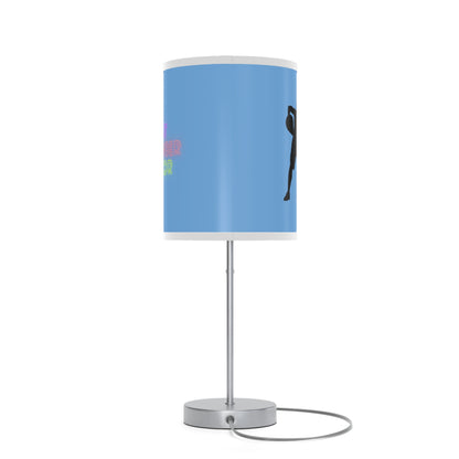 Lamp on a Stand, US|CA plug: Basketball Lite Blue