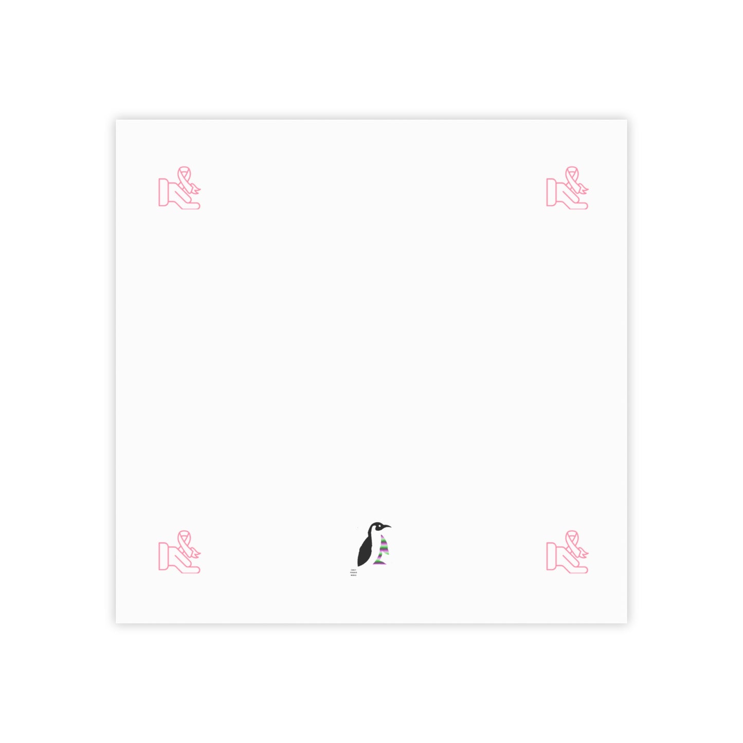 Post-it® Note Pads: Fight Cancer White