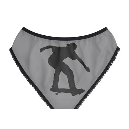 Women's Briefs: Skateboarding Grey