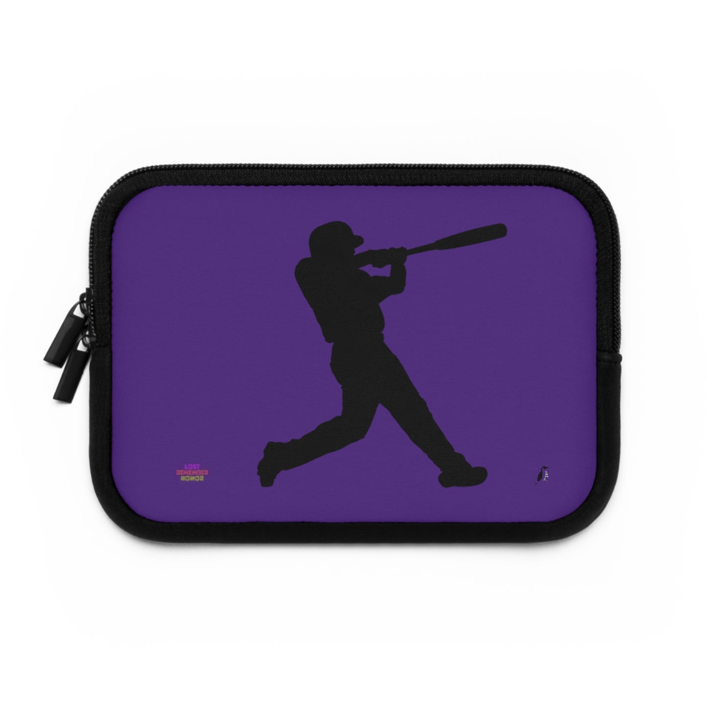 Laptop Sleeve: Baseball Purple