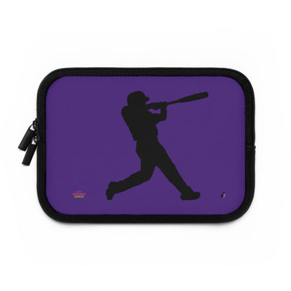 Laptop Sleeve: Baseball Purple