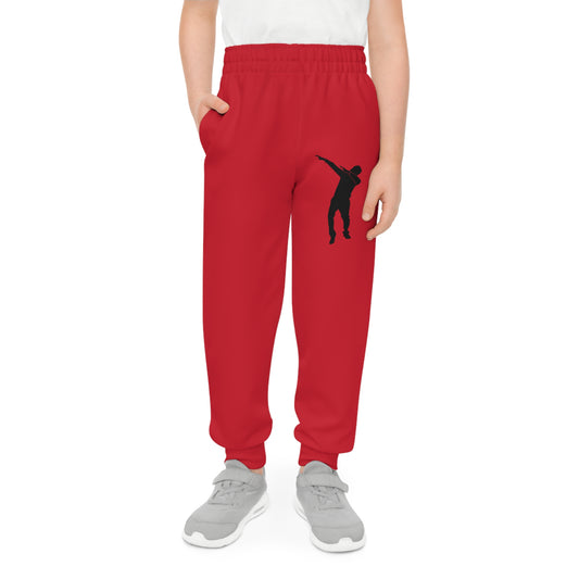 Youth Joggers: Dance Dark Red