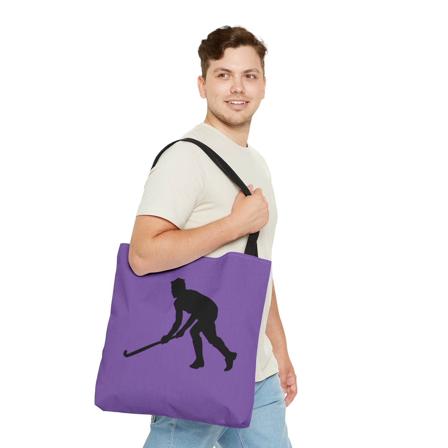 Tote Bag: Hockey Lite Purple